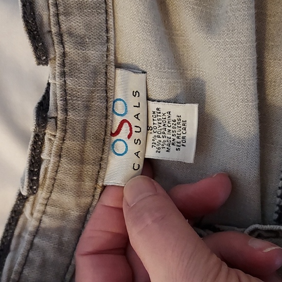 OSO Causuals Women's Jacket Grey Denim Ruffled Fitted Y2K 90's Size 8 - Picture 13 of 16